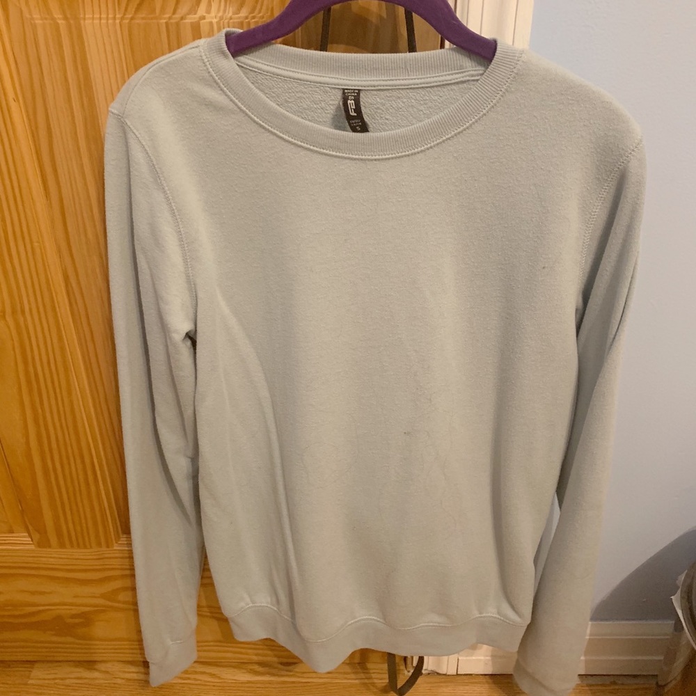 New Yorker mint green crew neck sweatshirt